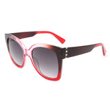 HS1056 - Women Square Oversize Cat Eye Fashion Sunglasses