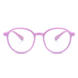 HK1010 - Kids Round Circle Junior Blue Light Blocker Glasses