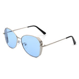 HJ2024 - Women Geometric Butterfly Shape Hexagonal Cat Eye Tinted Fashion Sunglasses