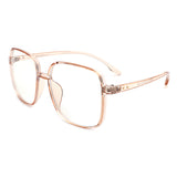 B1013 - Square Large Oversize Blue Light Blocker Fashion Glasses