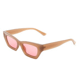 HS1128 - Rectangle Slim Retro Narrow Fashion Square Sunglasses