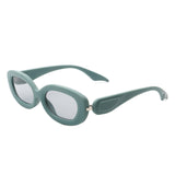 HS1163 - Round Narrow Oval Chic Fashion Wholesale Sunglasses