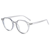 B1011 - Classic Circle Round Blue Light Blocker Fashion Glasses - Iris Fashion