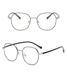 HBJ2007 - Round Geometric Blue Light Blocker Fashion Glasses