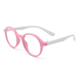 HK1008 - Kids Circle Round Junior Blue Light Blocker Glasses