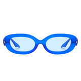 HS1163 - Round Narrow Oval Chic Fashion Wholesale Sunglasses
