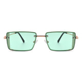 HJ3009 - Retro Rectangle Flat Top Fashion Square Wholesale Sunglasses