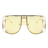 HJ3007-1 - Oversize Square Modern Women Large Fashion Wholesale Sunglasses