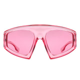 S2122 - Oversize Square Women Fashion Sunglasses