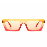 HS1132 - Rectangle Narrow Retro Slim Square Wholesale Sunglasses