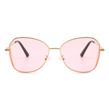 HJ2024 - Women Geometric Butterfly Shape Hexagonal Cat Eye Tinted Fashion Sunglasses