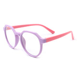 HK1009 - Kids Round Geometric Children Blue Light Blocker Glasses