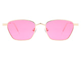 J2016 - Retro Square Vintage Metal Horn Rimmed Fashion Wholesale Sunglasses