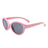 HKP1005 - Kids Round Cat Eye Polarized Children Fashion Sunglasses