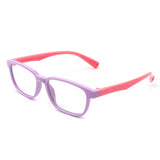 HK1014 - Children Rectangle Classic Blue Light Blocking Kids Glasses