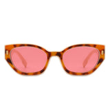 HS2067 - Women Retro Round Fashion Narrow Cat Eye Wholesale Sunglasses