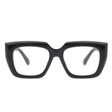 S1185 - Square Retro Flat Top Cat Eye Fashion Vintage Sunglasses
