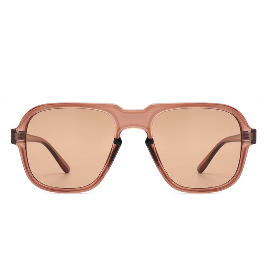 HS1192 - Retro Square Fashion Aviator Vintage Wholesale Sunglasses