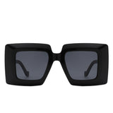 HS2118 - Fashion Square Flat Top Oversize Women Wholesale Sunglasses