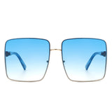HJ2033 - Square Tinted Fashion Oversize Women Sunglasses