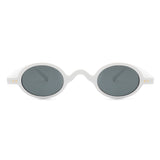 HS1037 - Retro Circle Small Round Narrow Slim Vintage Sunglasses