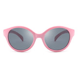 HKP1005 - Kids Round Cat Eye Polarized Children Fashion Sunglasses