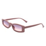HS1191 - Rectangle Slim Retro Tinted Square Vintage Narrow Wholesale Sunglasses