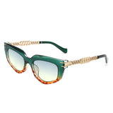 HS2140 - Women Chic Chain Link Design Fashion Cat Eye Wholesale Sunglasses