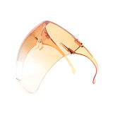 HW1001-1 - Women Protective Face Shield Full Cover Anti-Fog Futuristic Visor Goggle Sunglasses
