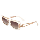 HS2117 - Women Chic Square Irregular Design Fashion Sunglasses