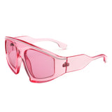 S2122 - Oversize Square Women Fashion Sunglasses