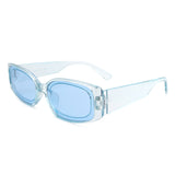 HS18063 - Retro Rectangle Vintage Small Square Fashion Sunglasses