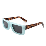 HS1149 - Rectangle Retro Flat Top Tinted Square Fashion Wholesale Sunglasses