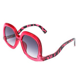 HS1186 - Women Round Oversize Geometric Irregular Fashion Wholesale Sunglasses