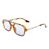 HS1099 - Retro Square Brow-Bar Fashion Aviator Style Vintage Sunglasses