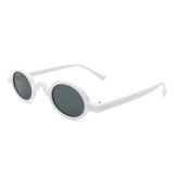 HS1037 - Retro Circle Small Round Narrow Slim Vintage Sunglasses