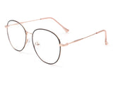 HBJ2015 - Circle Round Metal Blue Light Blocker Glasses