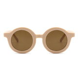 HK1017 - Kids Round Circle Boys Girls Children Fashion Sunglasses