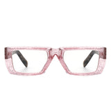 HS1149 - Rectangle Retro Flat Top Tinted Square Fashion Wholesale Sunglasses