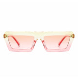HS1132 - Rectangle Narrow Retro Slim Square Wholesale Sunglasses