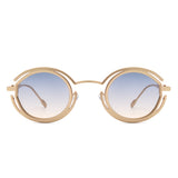 HJ2048 - Fashion Circle Geometric Round Futuristic Wholesale Sunglasses