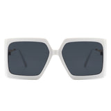 HS2062 - Women Oversize Retro Square Large Fashion Sunglasses