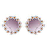 HK1027 - Girls Cute Daisy Flower Design Kids Children Wholesale Sunglasses