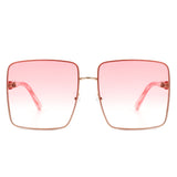 HJ2033 - Square Tinted Fashion Oversize Women Sunglasses