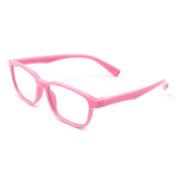 HK1014 - Children Rectangle Classic Blue Light Blocking Kids Glasses