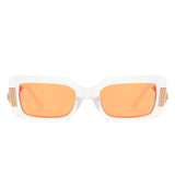 HS2117 - Women Chic Square Irregular Design Fashion Sunglasses