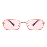 HJ2016 - Slim Retro Rectangle Small Narrow Vintage Wholesale Sunglasses