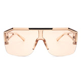 HS3007 - Square Retro Vintage Bold Aviator Fashion Wholesale Sunglasses
