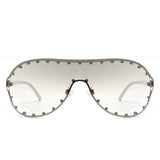 HJ2046 - Oversize Rhinestone Design Fashion Women Aviator Wholesale Sunglasses