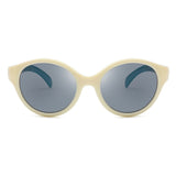 HKP1005 - Kids Round Cat Eye Polarized Children Fashion Sunglasses